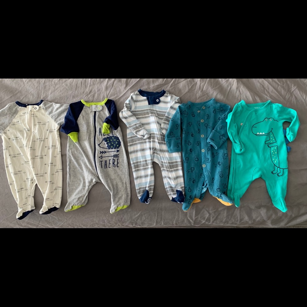 Footie pajamas newborn baby clothing